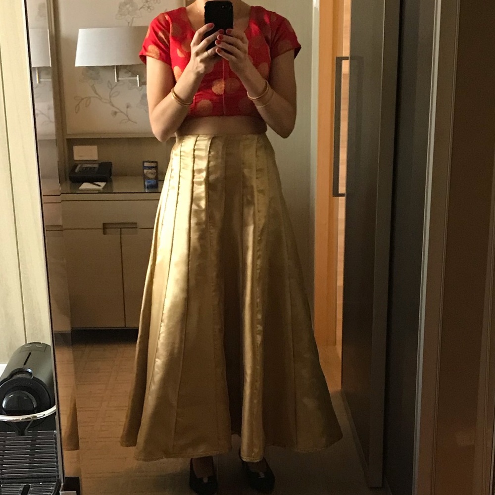 Beautiful red and gold lehenga, worn once
